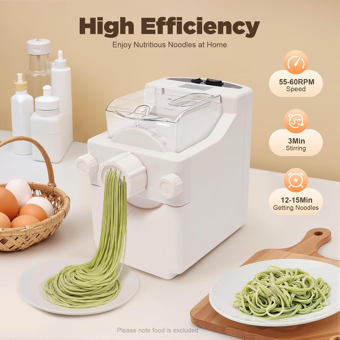 Automatische Pastamaschine mit 9 Formen