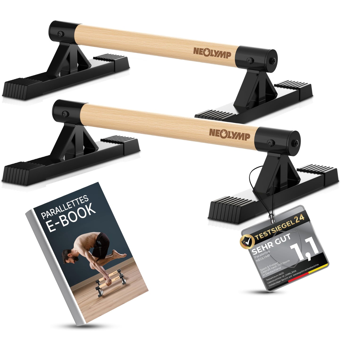 2er Set Parallettes, Parallettes Tief