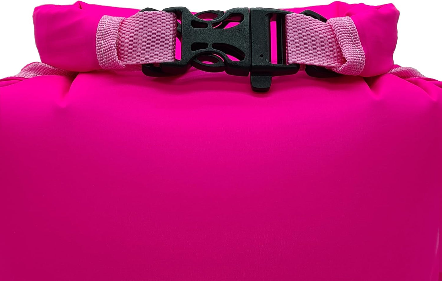 Schwimmboje mit wasserdichter Tasche, Regulär Pink