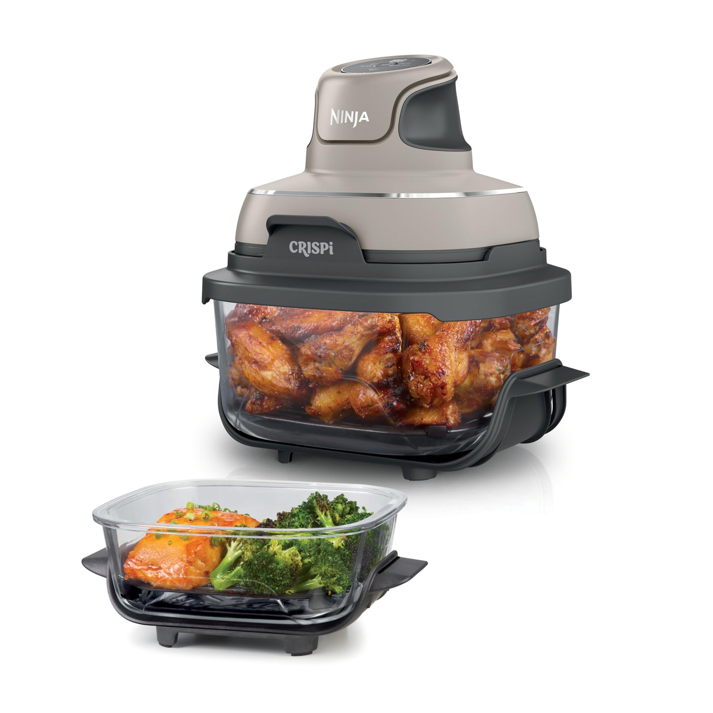 Crispi 4-in-1 Heissluftfritteuse, Stein