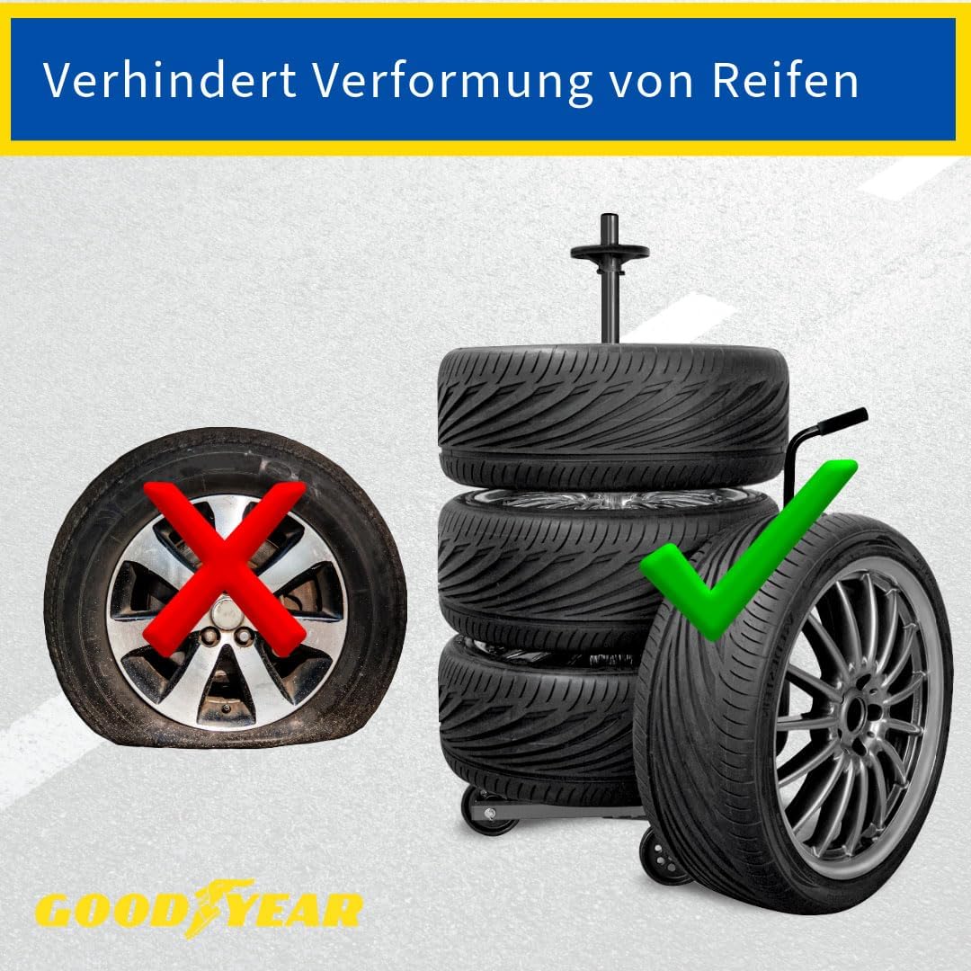 Felgenbaumwagen mit Schutzhülle (bis 100 kg), Felgenbaumwagen