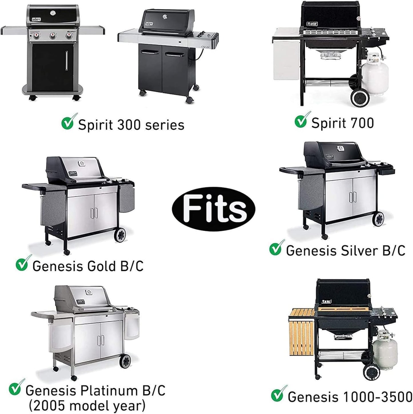 Warmhalterost für Weber Spirit 300 & 900 Grills, 63.5cm