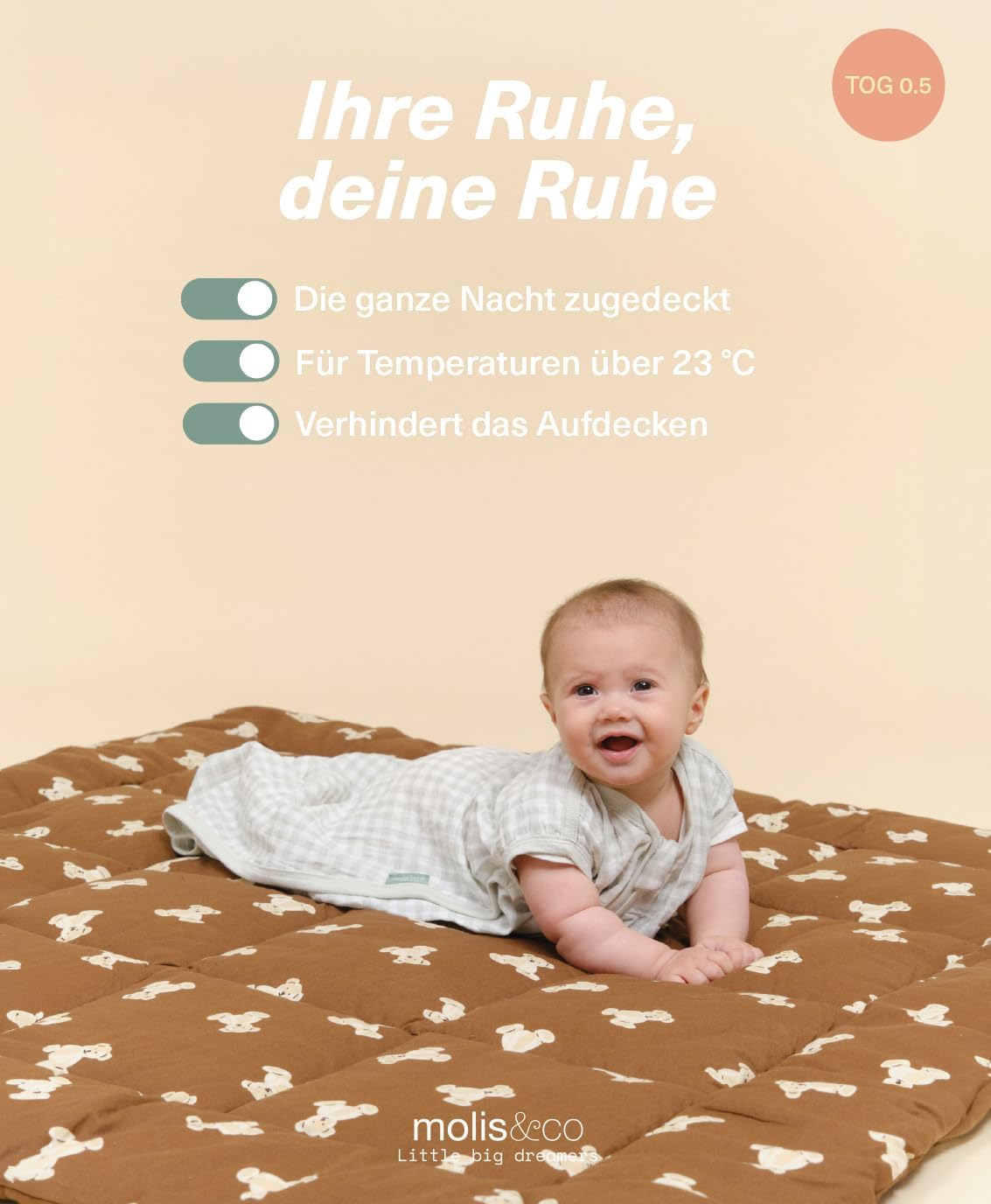 Babysommerschlafsack für Neugeborene, Mercury 0 Monate