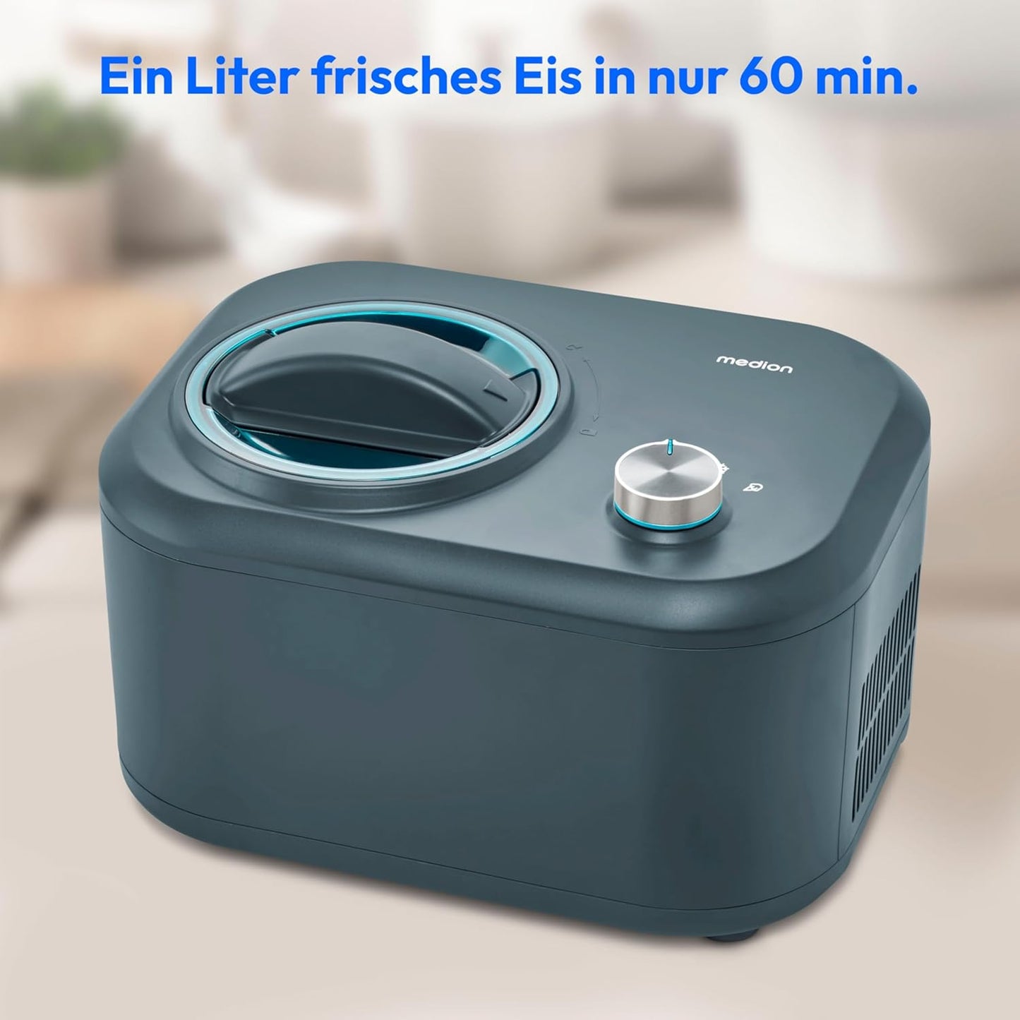 Eismaschine MD 10169 mit Kompressor