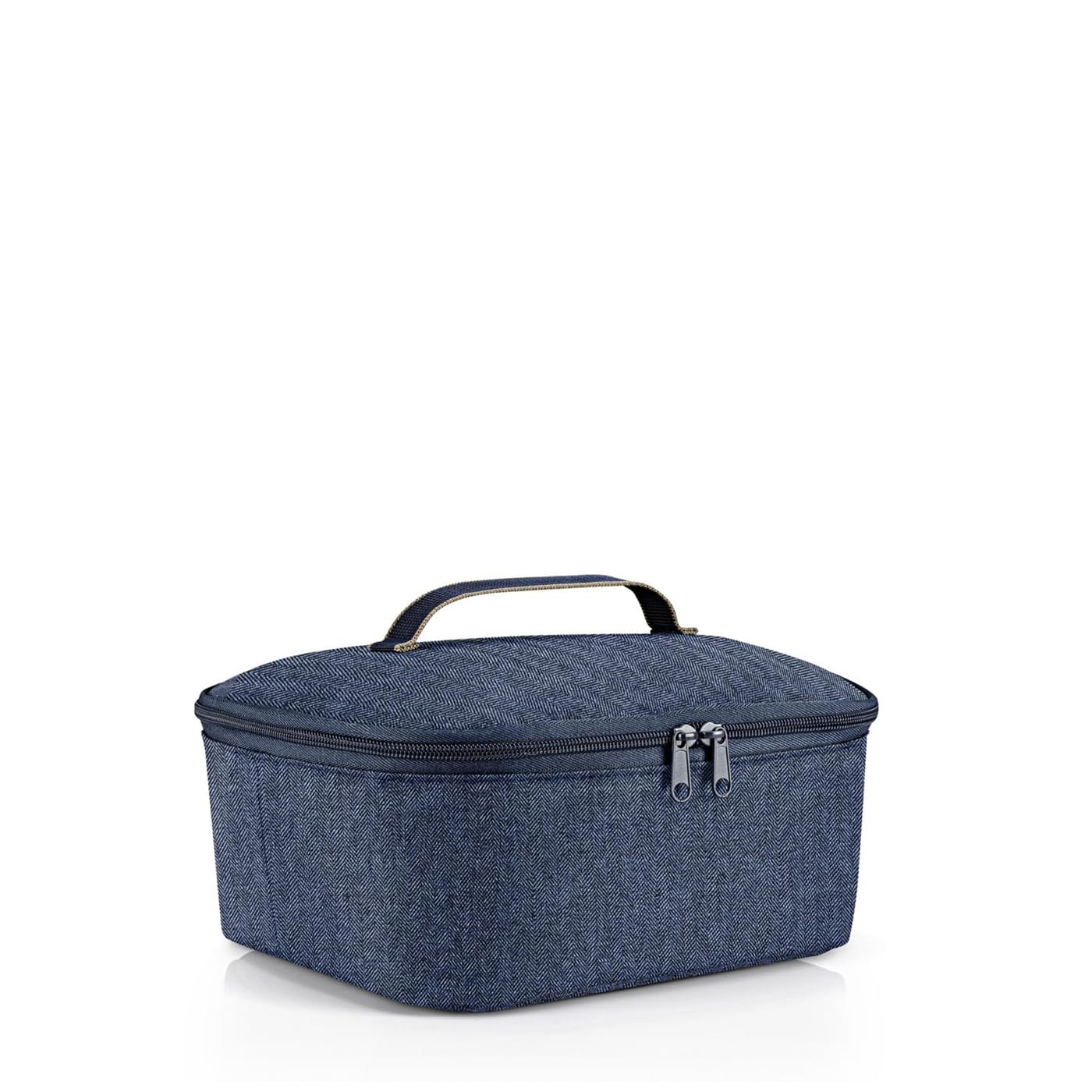 Coolerbag M Pocket, M Herringbone Dark Blue