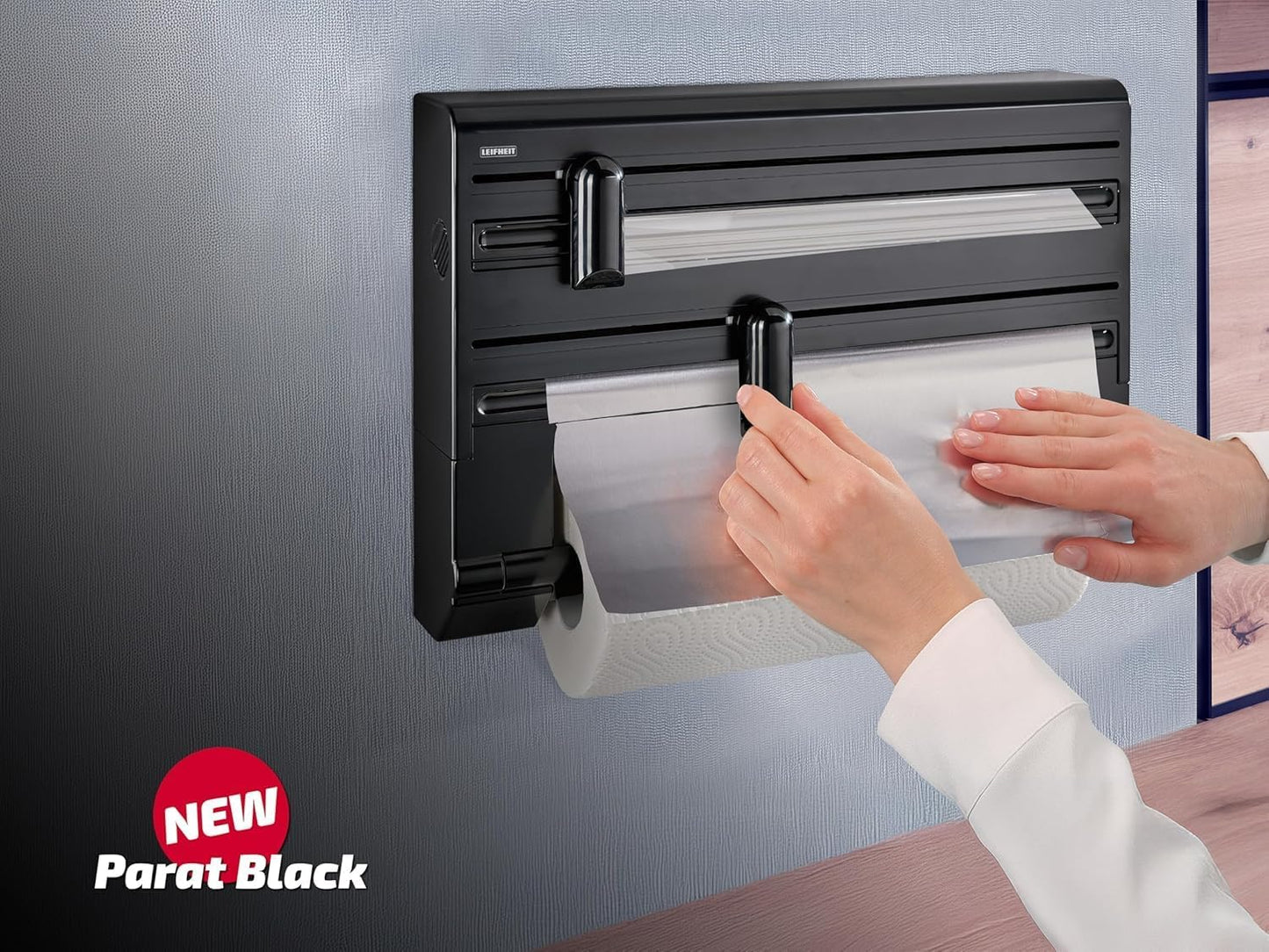 Wandrollenhalter Parat, Parat Black