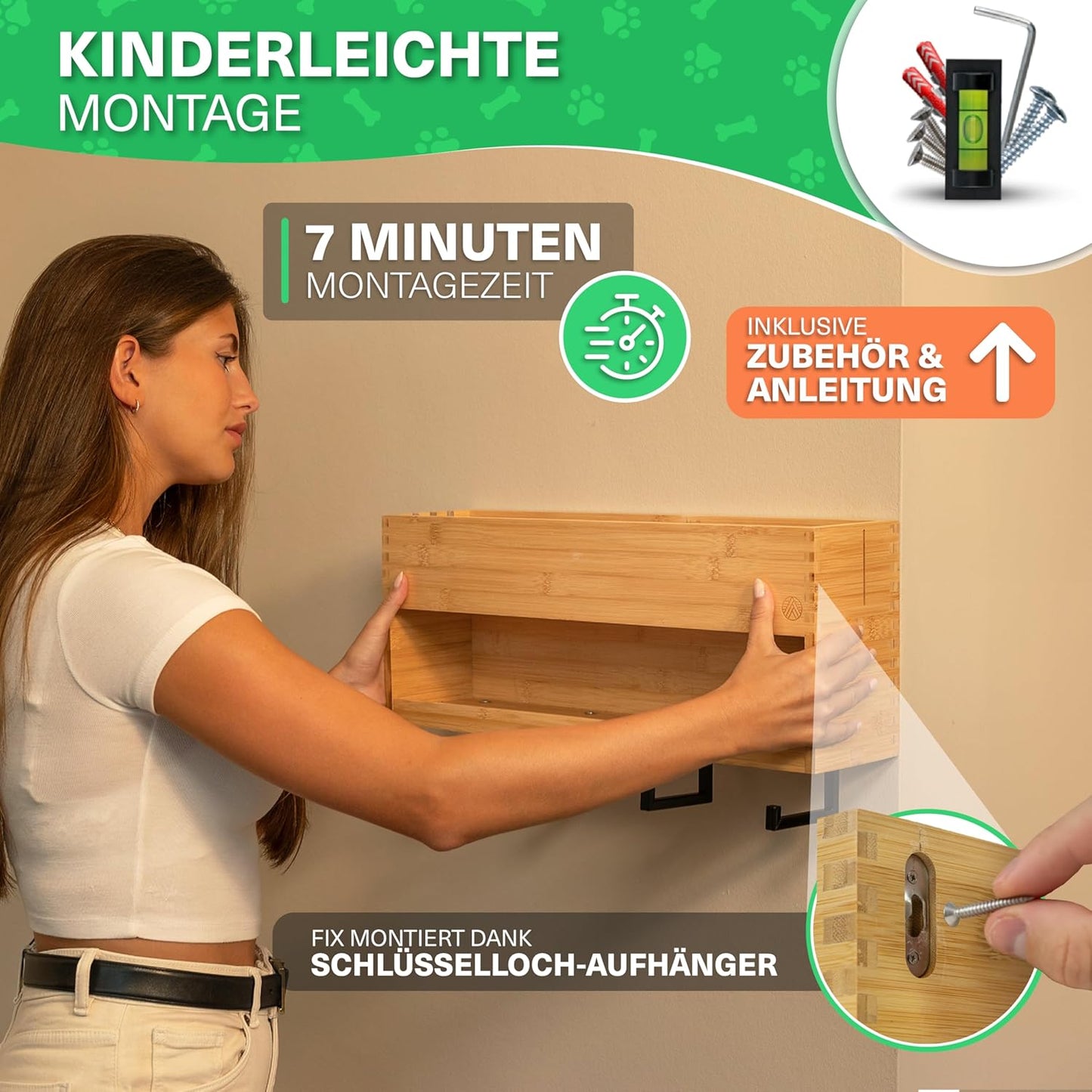Hundegarderobe mit Ablage, XXL