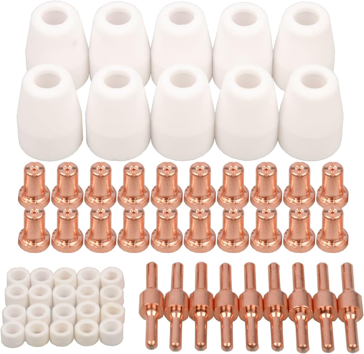 60-teiliges Verbrauchsmaterial Set für Plasmaschneider, 60PCS Erweitert