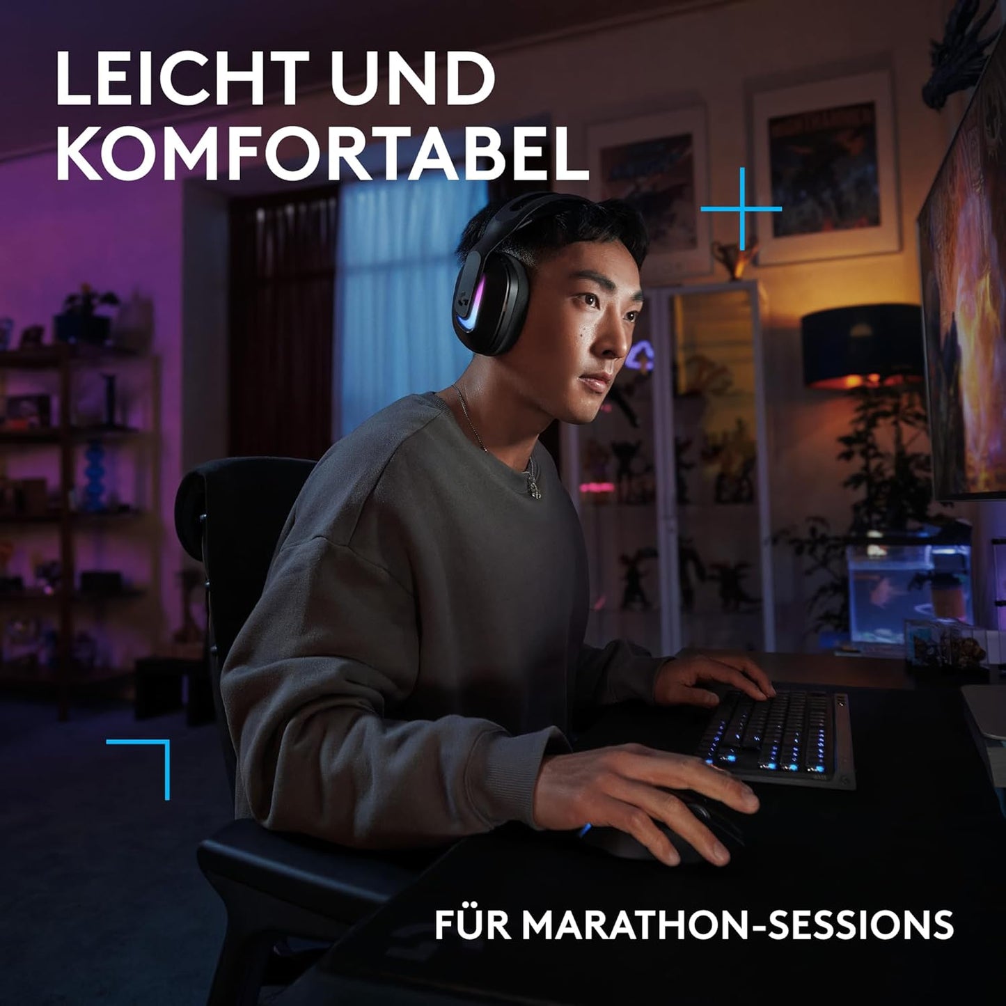 G522 Lightspeed Gaming-Headset, G522 Headset Schwarz