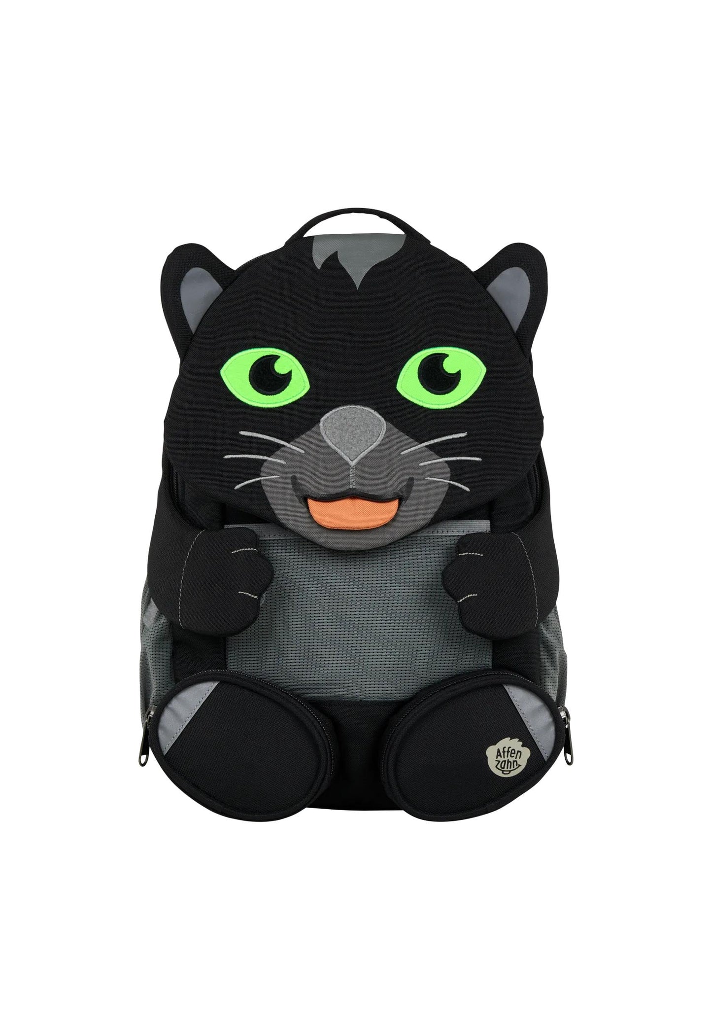 Kinderrucksack Grosser Freund, 8 L Panther - Schwarz