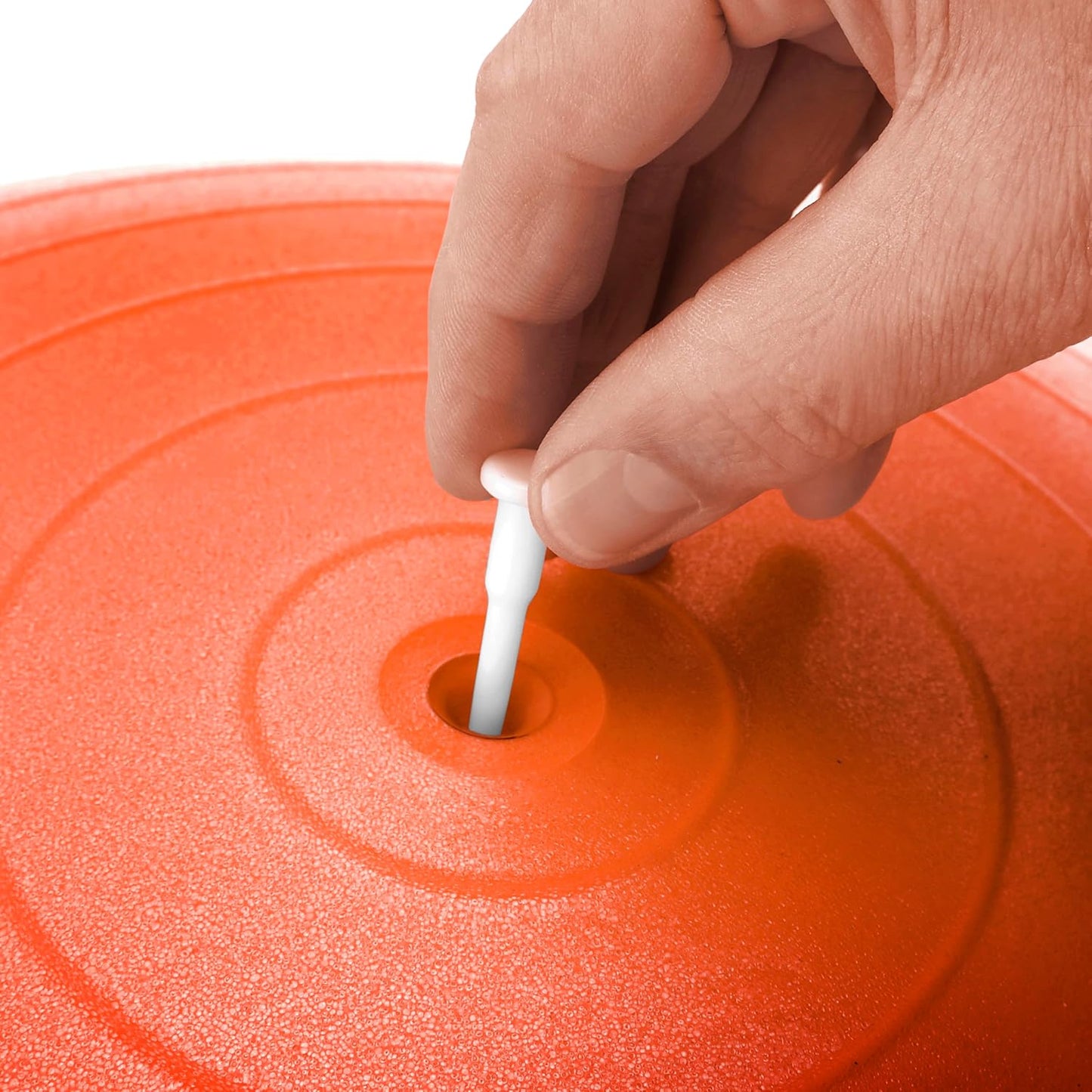 Gymnastikball mit Pumpe, Orange 75 cm (für Körpergröße 176-185cm)