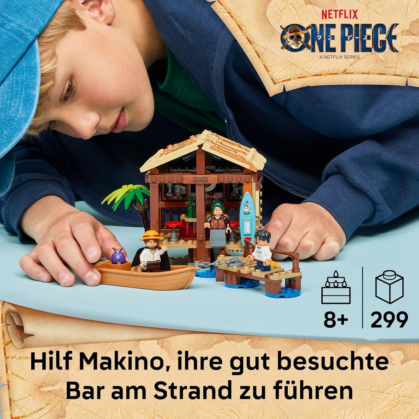 One Piece Hütte im Windmühlendorf