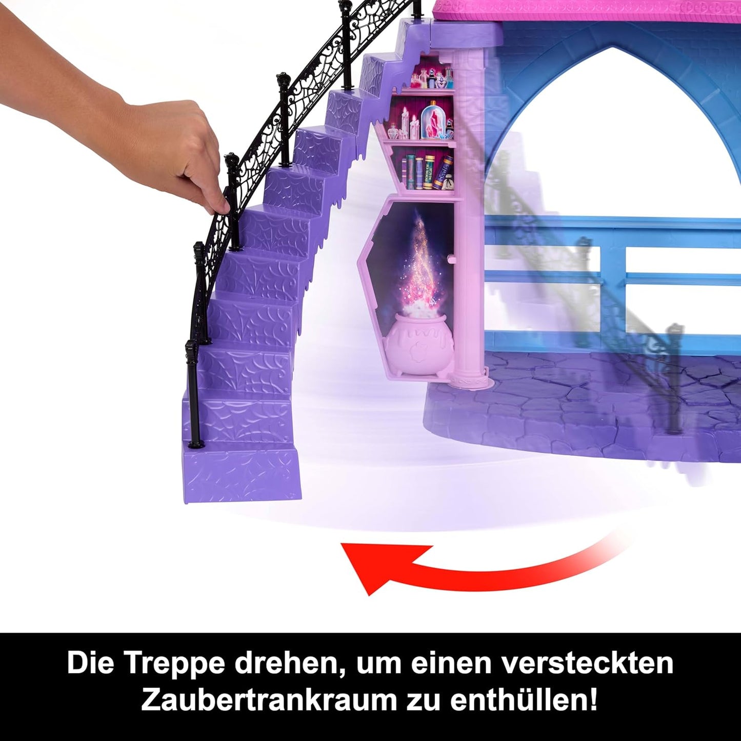 Haunted High School Puppenhaus-Spielset, Violet - Huge High School Playset