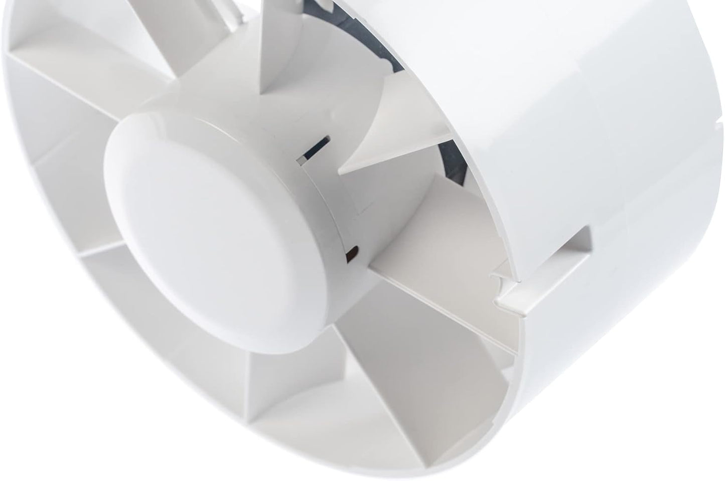 Rohrventilator, Ø 150mm Weiss Ohne Timer
