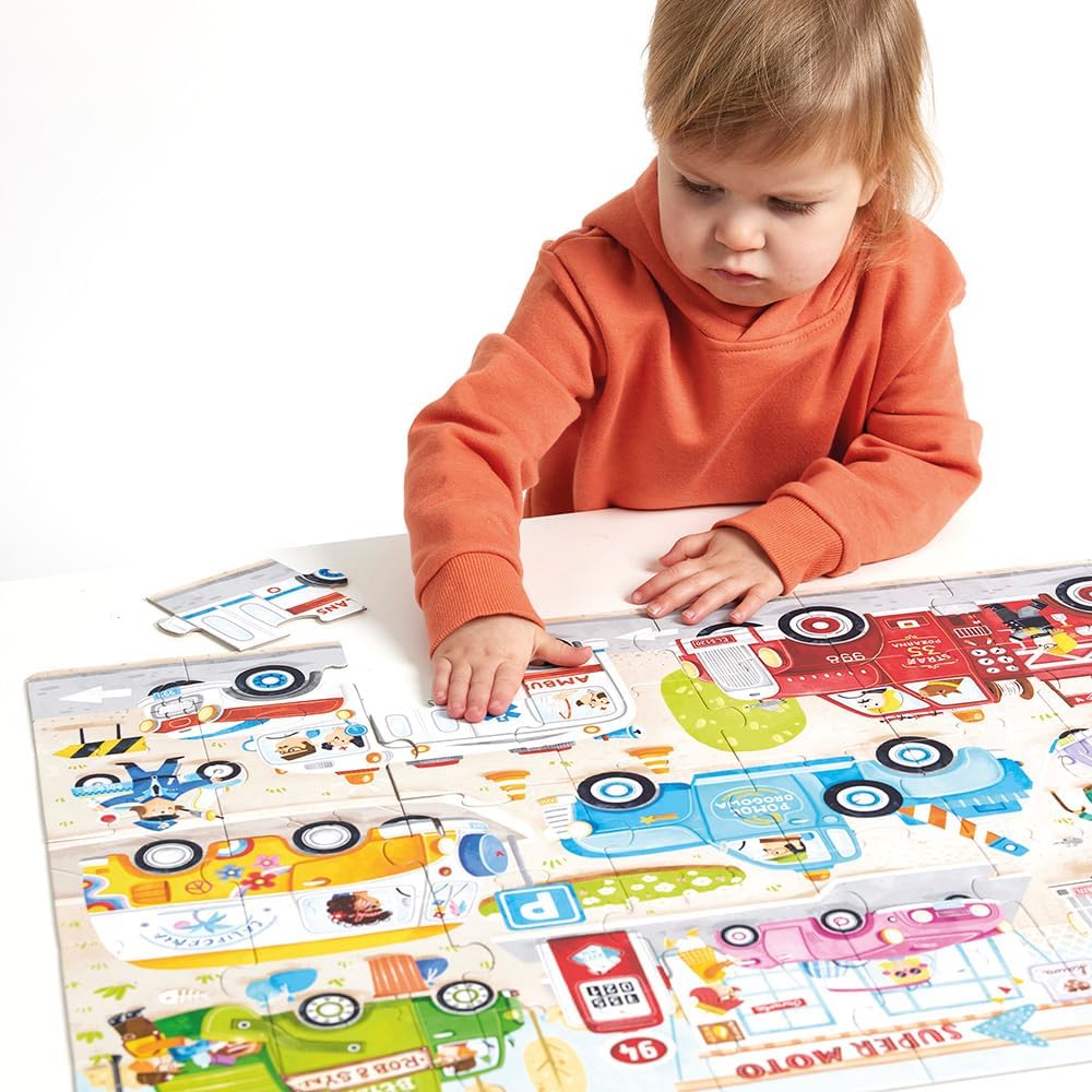 Moto Jumbo Puzzle Autos – 40 Teile