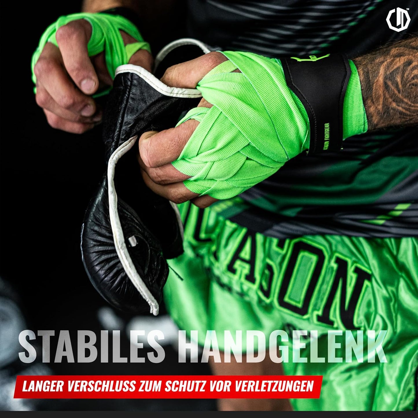 MMA Trainingshandschuhe, Grün S