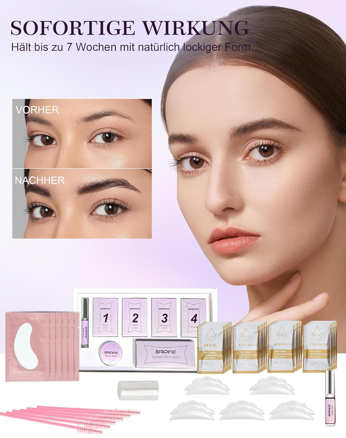 Wimpernlifting-Kit, Unscent