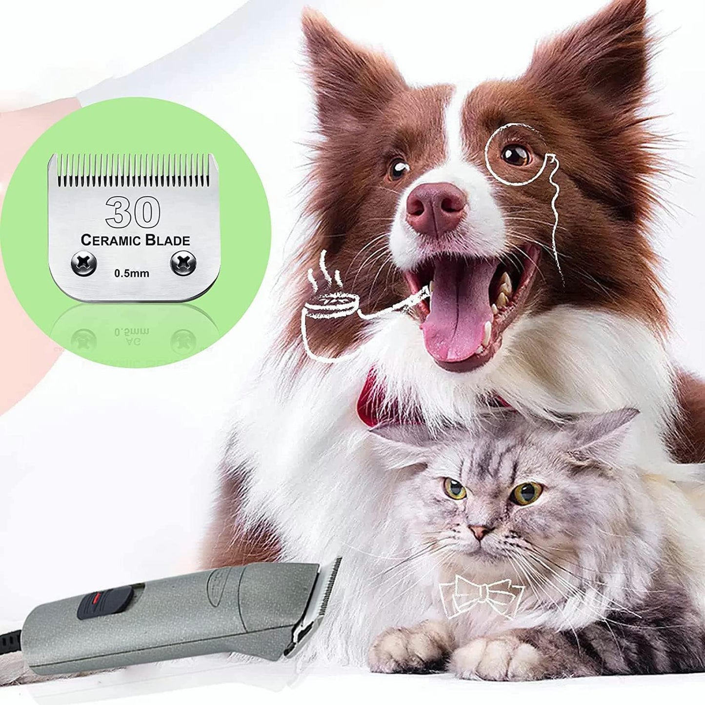 Ersatzklinge für Hundeschermaschine, 30# 0.5mm