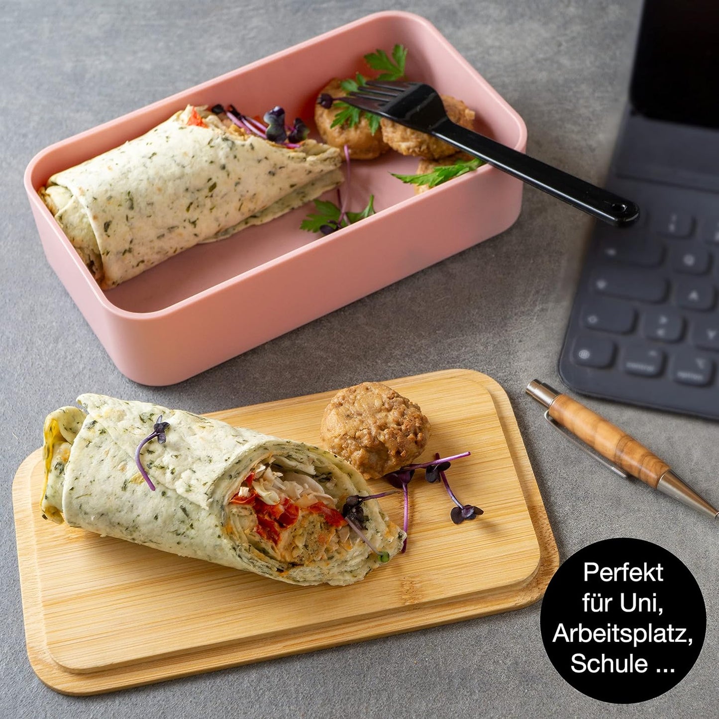 Bento Box Set, 2er Pack Pink