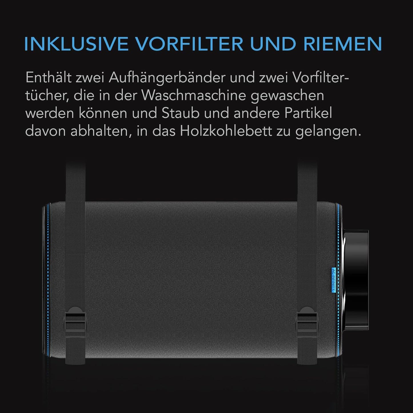 Air Carbon Filter XL mit Premium Aktivkohle, 40.5L x 36.3B x 10.2D cm