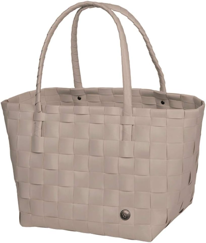 Handgewebte Paris Einkaufstasche, Grau (Pale Gray)