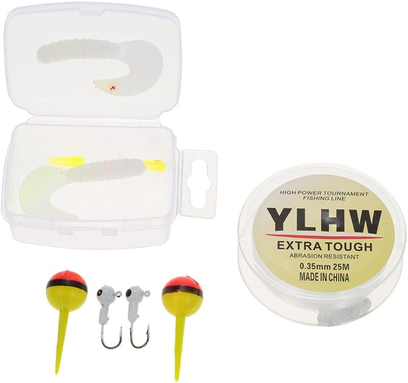 Mini Angelruten-Set mit Rolle und Zubehör, 3-Blau