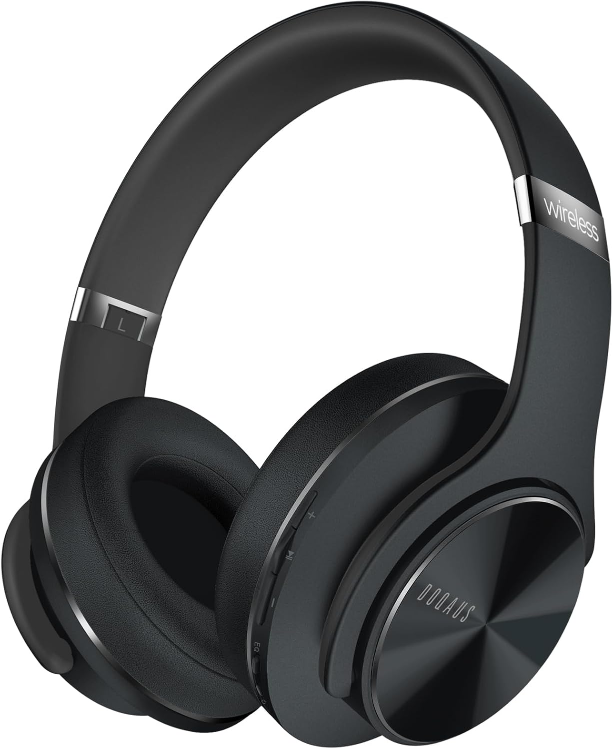 Bluetooth Over-Ear Kopfhörer mit 3 EQ-Modi, Schwarz