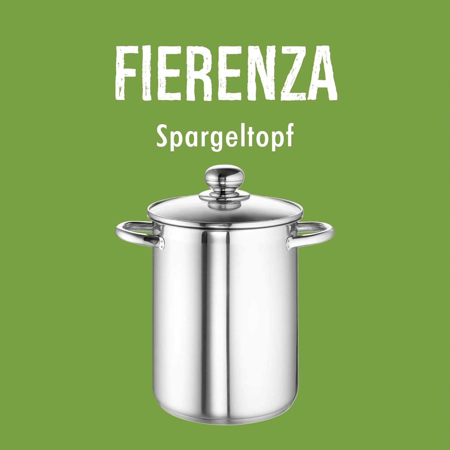 Spargeltopf Fierenza mit Einsatz, 16 cm, Spargeltopf