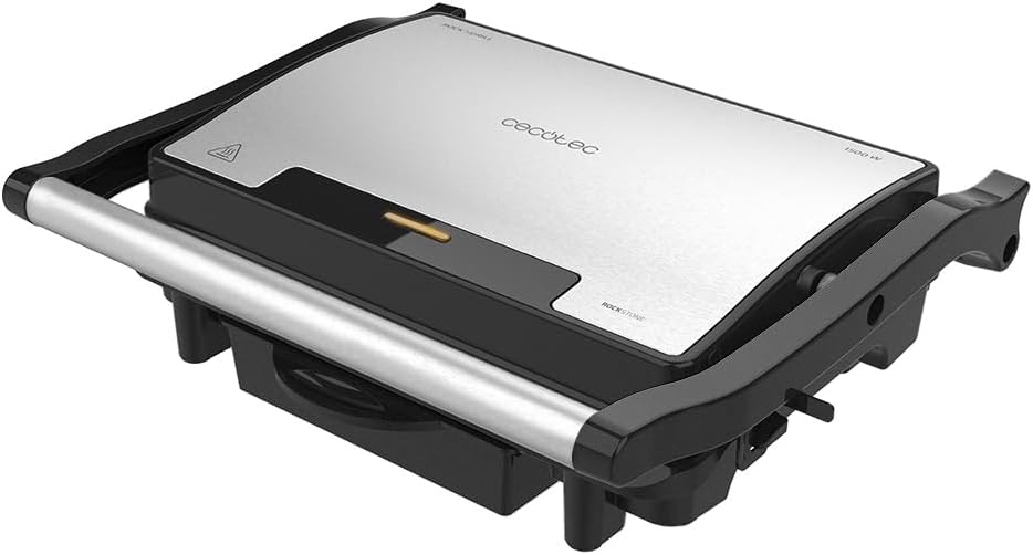 Elektrogrill Rock'nGrill 1500 mit Steinverkleidung, Inox ; 1500 W