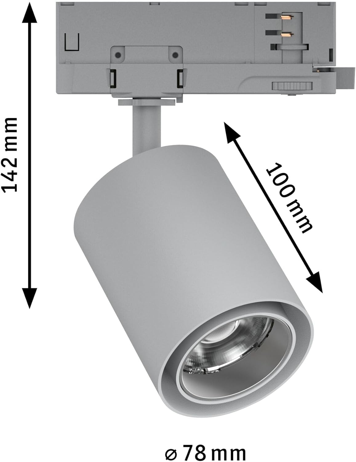 PAUL LED-Stromschienenstrahler