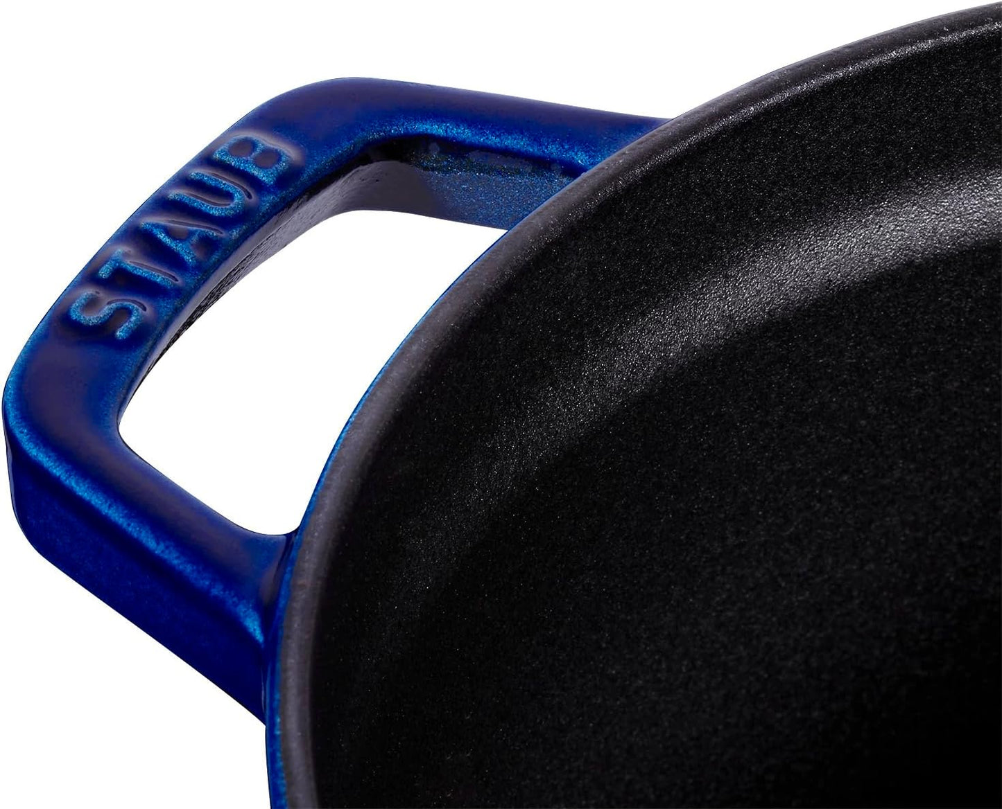 Gusseisen-Cocotte, 30 cm Dunkel-Blau
