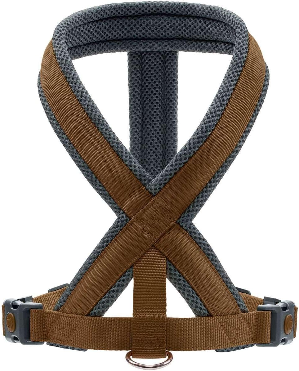 Hundegeschirr London Comfort, atmungsaktiv, verstellbar, braun XS-S