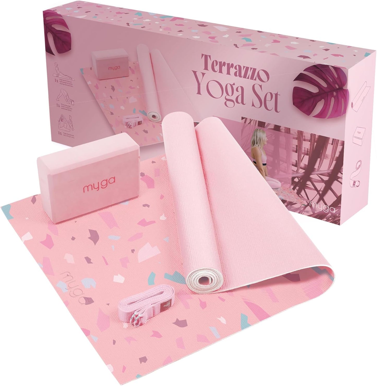 Yoga Starter Kit, Terrazzo