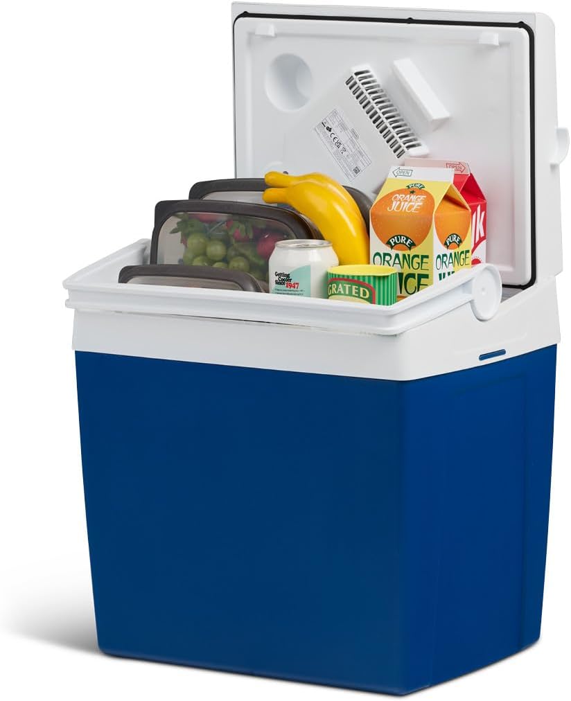 ME24 Auto-Kühlbox mit Doppellüfter-System, 23 L Blau