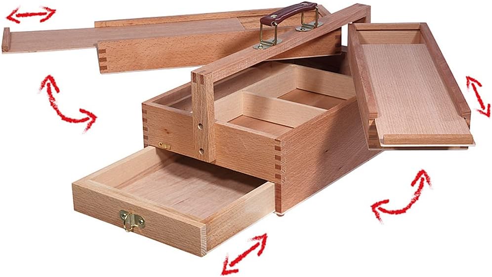 Malkoffer Vannes mit 4 Staufächern