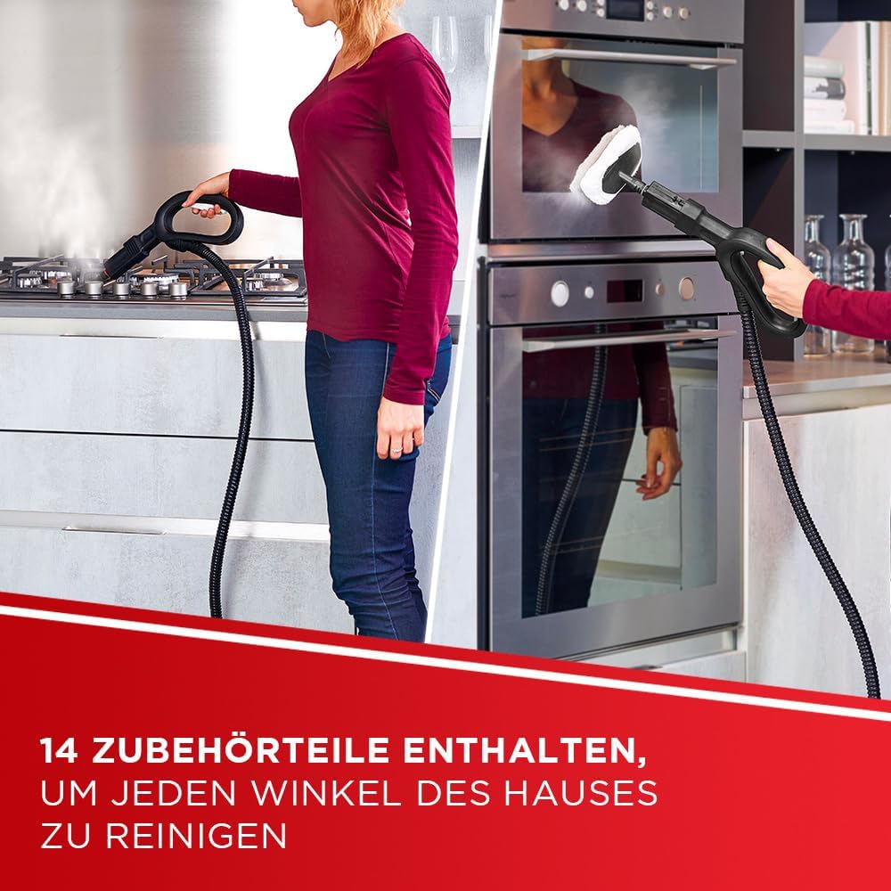 Vaporetto Smart 120 - Dampfreiniger, 14 Zubehöre