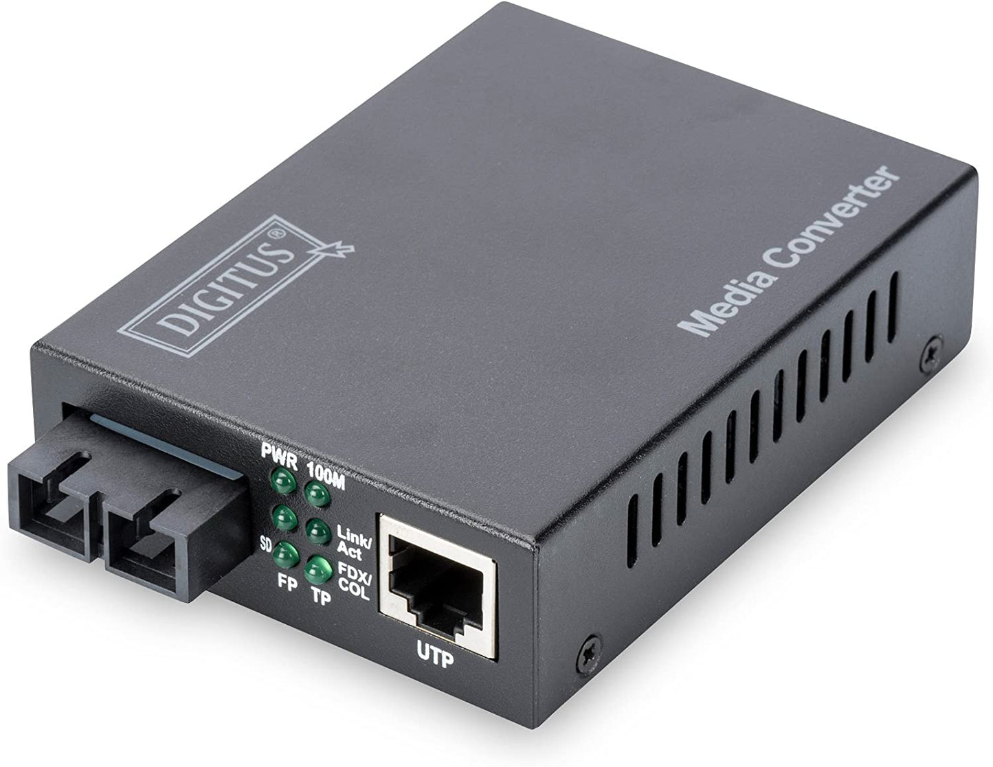 Fast Ethernet Medienkonverter, RJ-45/SC