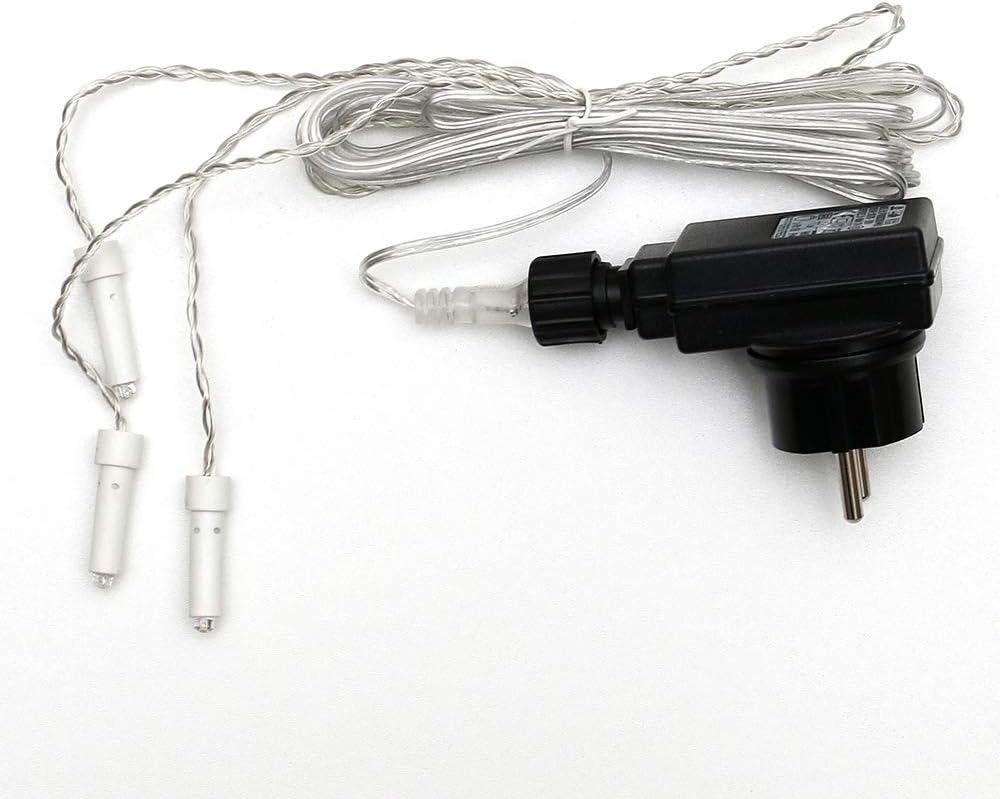 Weihnachtssterne 3er Set, Rot mit Adapter