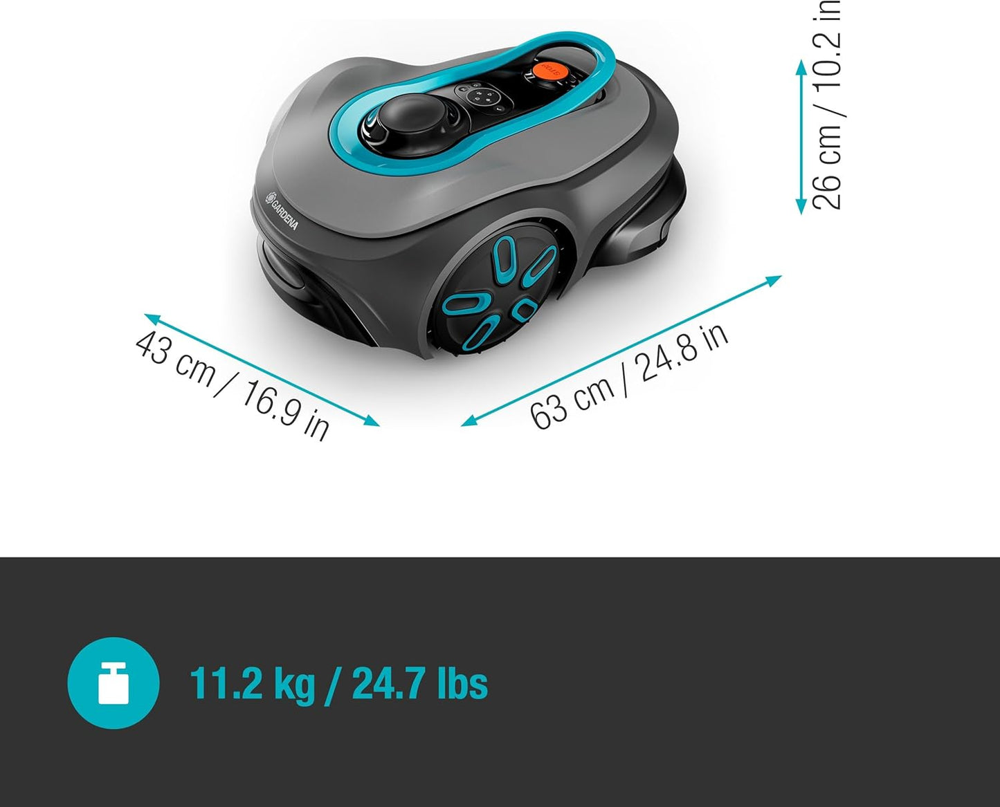 Smart Sileno Free Mähroboter mit App-Steuerung