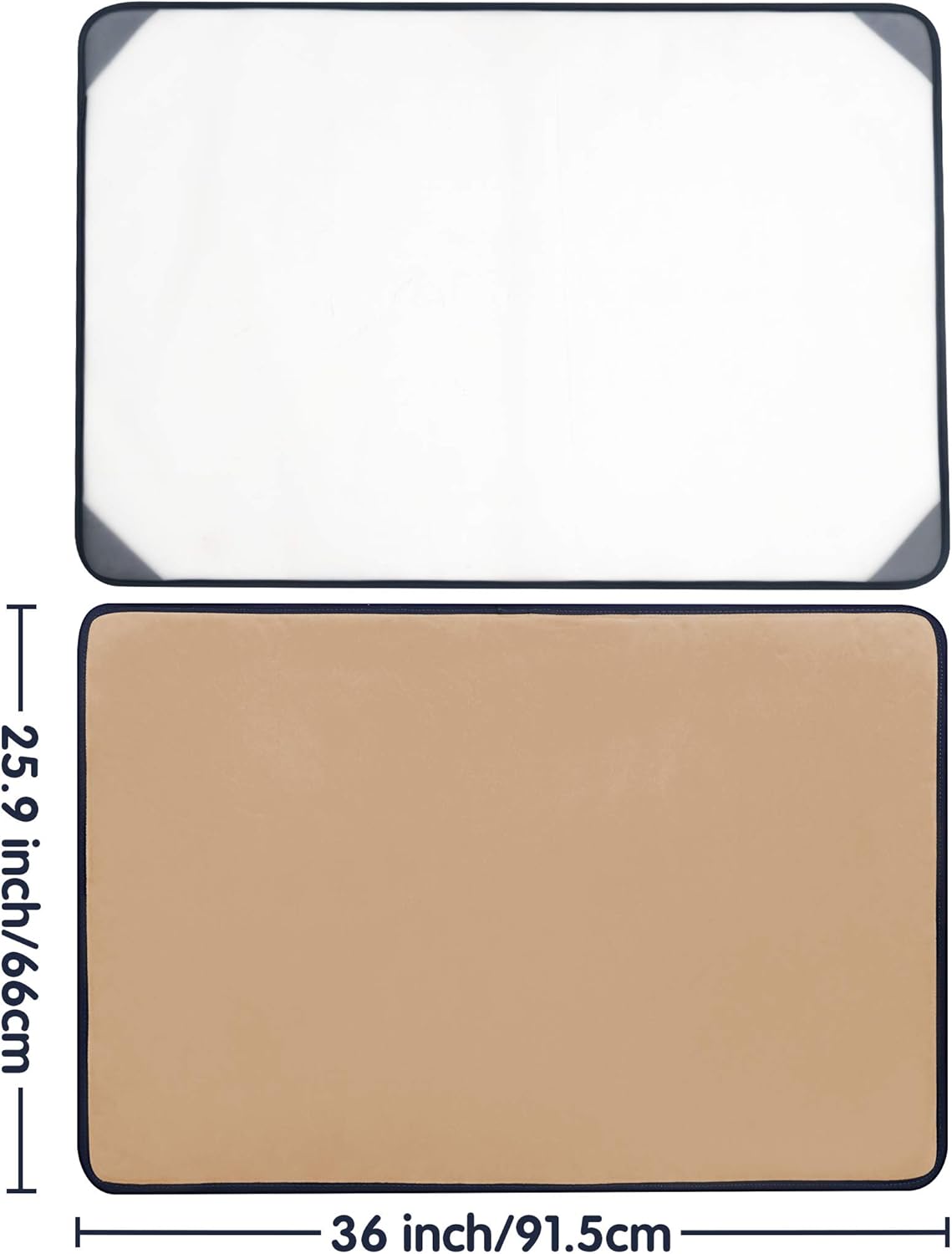 Puzzle-Board mit staubdichter Abdeckung (für 1500 Teile), Khaki