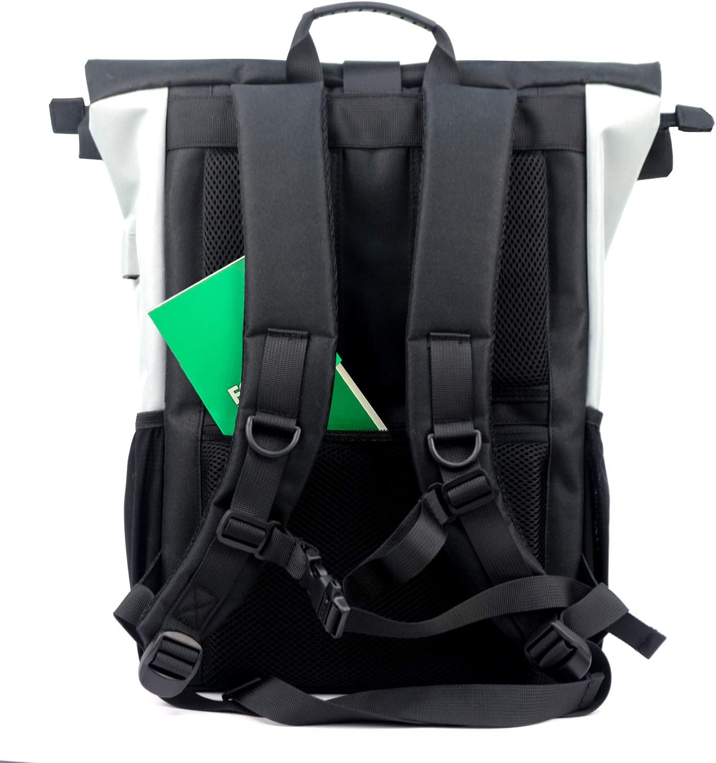 Rolltop Rucksack mit Laptopfach, S33-blackgray