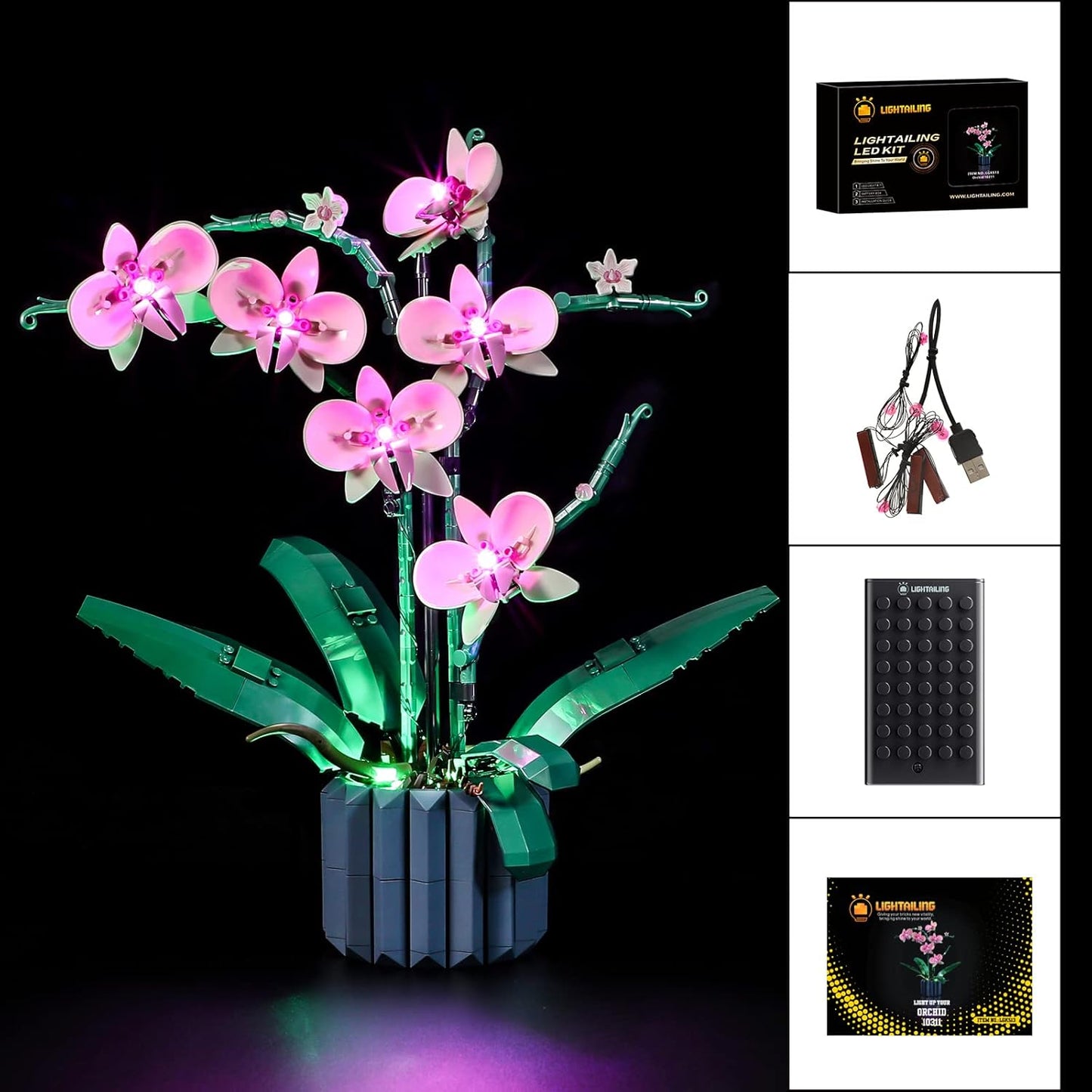 Licht-Set für Lego Orchidee (10311), 10311 Orchidee