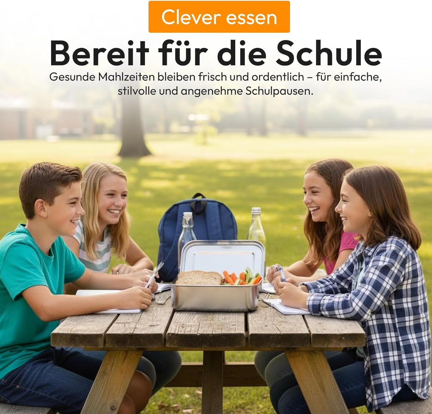 Auslaufsichere Bento-Box, D: 2400 Ml