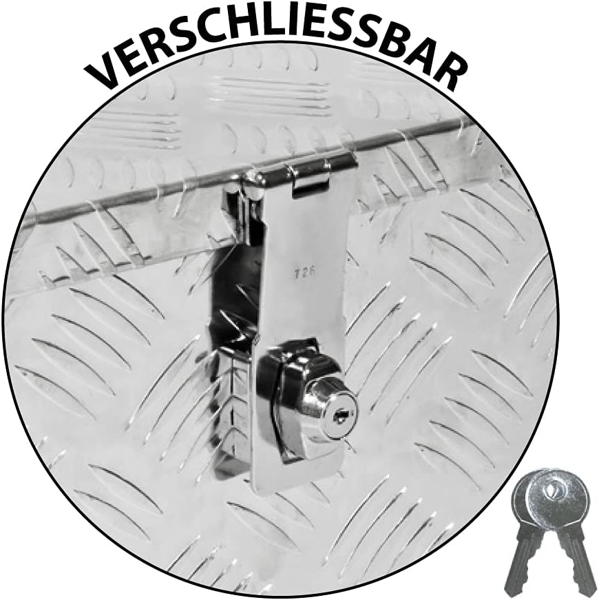 D080 Deichselbox mit Schloss, D080 (79 x 29 x 36 cm)