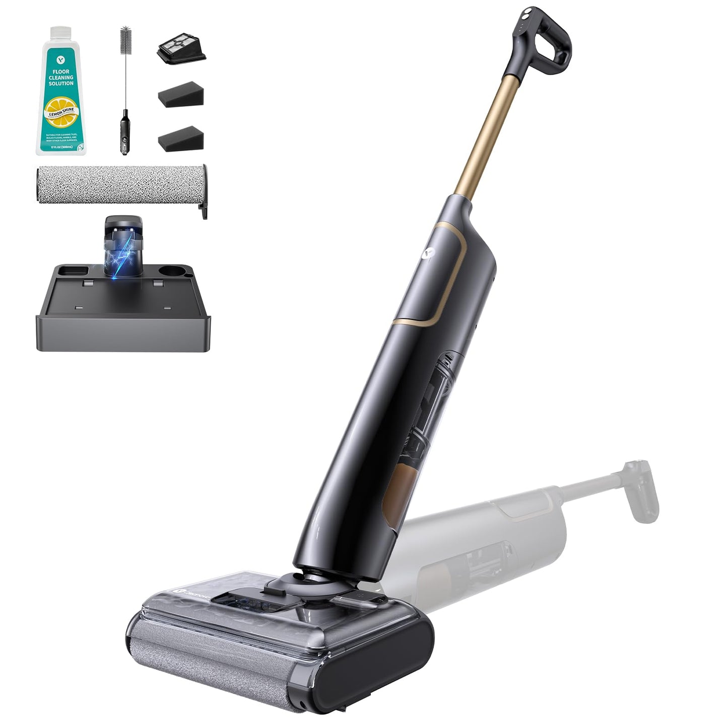 Nass-Trockensauger X7 mit Wischfunktion, Schwarz