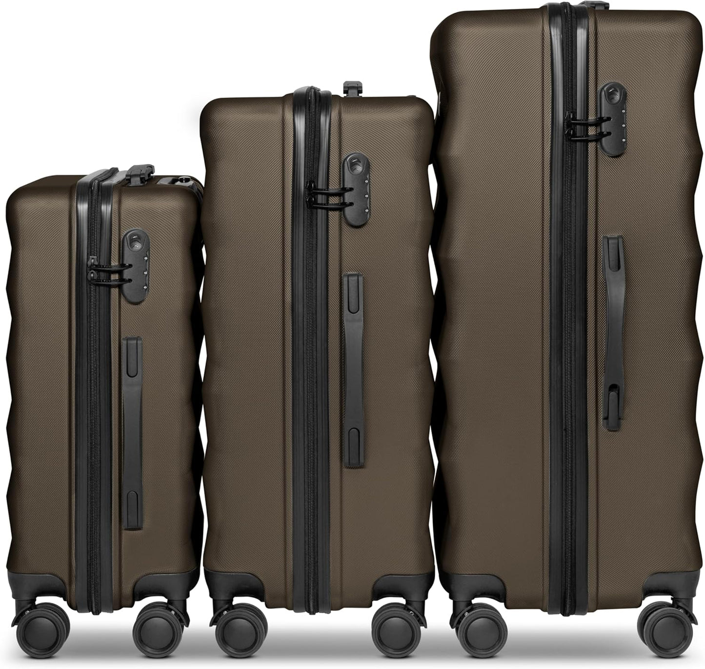Edition 03, Chocolate-brown, Kofferset (3-teilig)
