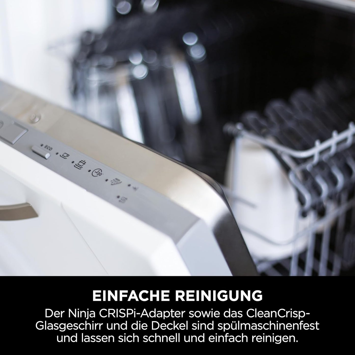 CRISPi Tragbare Heissluftfritteuse mit Glasbehältern, Mango-wolken