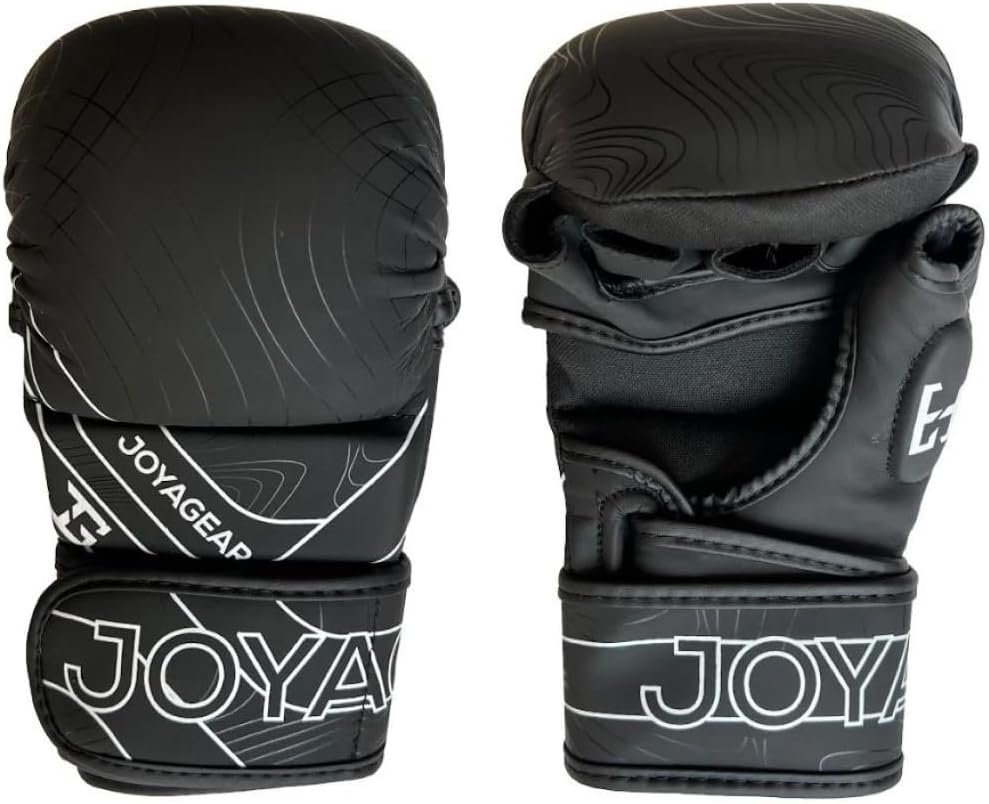 Kampfsport-Handschuhe für Grappling & Sparring, Schwarz/Weiß XL