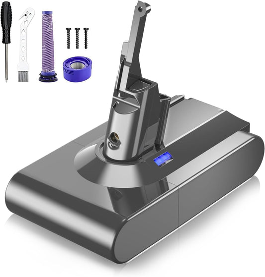 Ersatzakku für Dyson V8 Staubsauger mit Zubehör, Akku V8+Zubehör