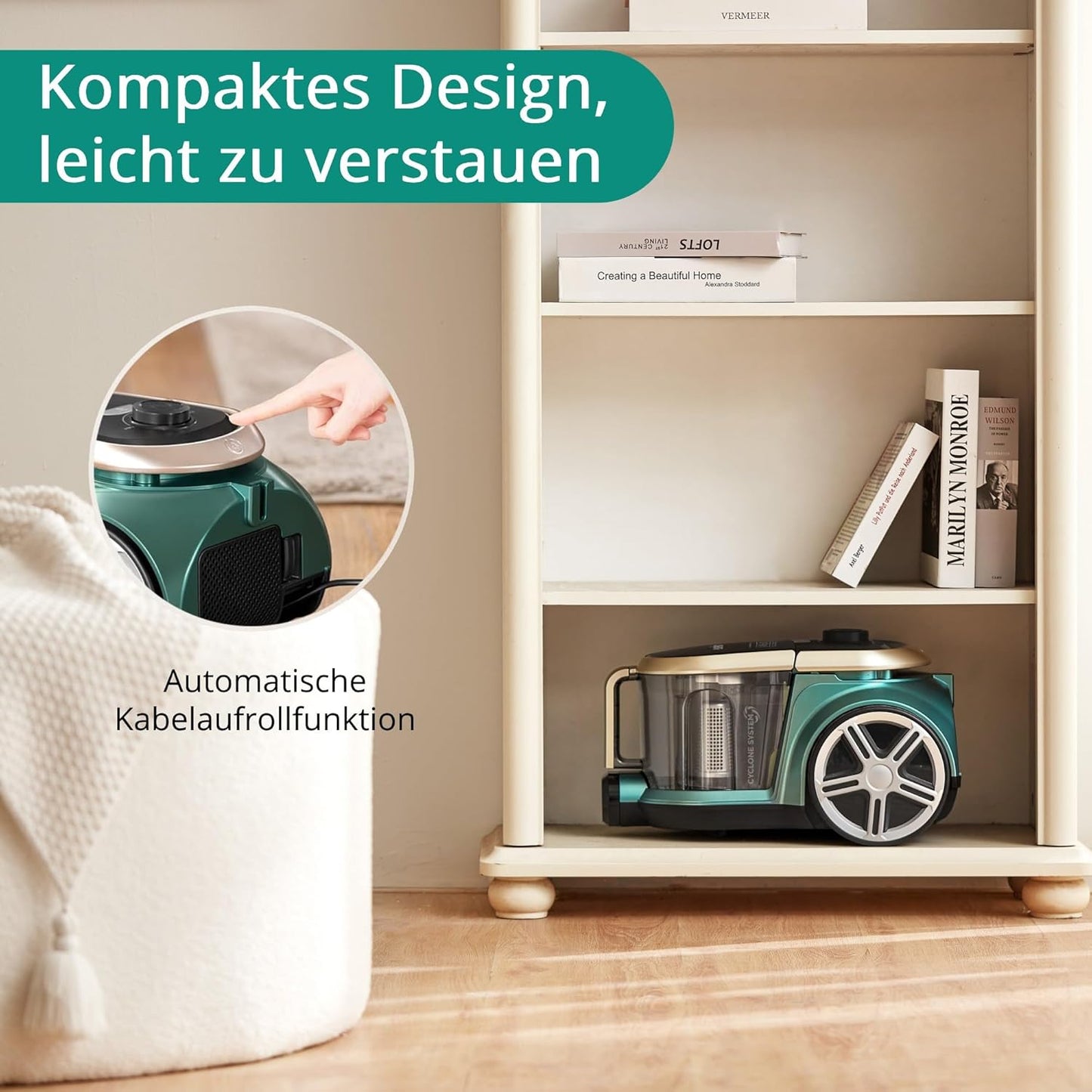 Apollo - Beutelloser Staubsauger mit Cyclone-System, Apollo